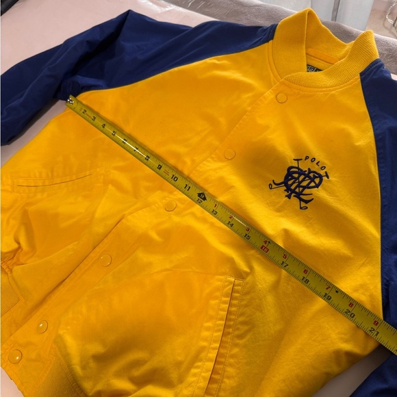 vintage Polo by Ralph Lauren Kids Yellow and Blue Puffer Jacket - Picture 10 of 11